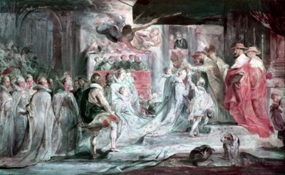 The Coronation of Marie de Medici by Peter Paul Rubens